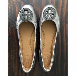New Tory Burch Liana Embellished Ballet Flats